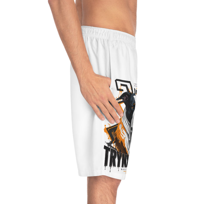TrynxWear Bulldog Graphic Board Shorts Street Style Swim Trunks