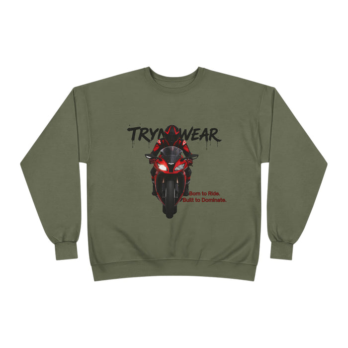 TrynxWear Motorcycle Rider Crewneck Sweatshirt