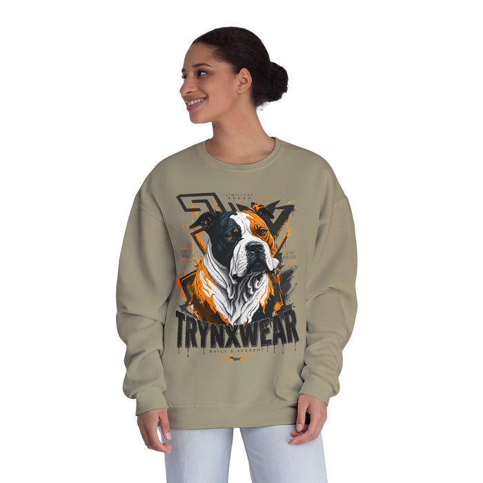 TrynxWear Bulldog Graphic Sweatshirt Urban Pet Lover Crewneck