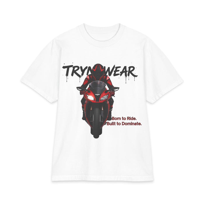 TrynxWear Motorcycle T‑Shirt Red Sportbike Graphic Tee