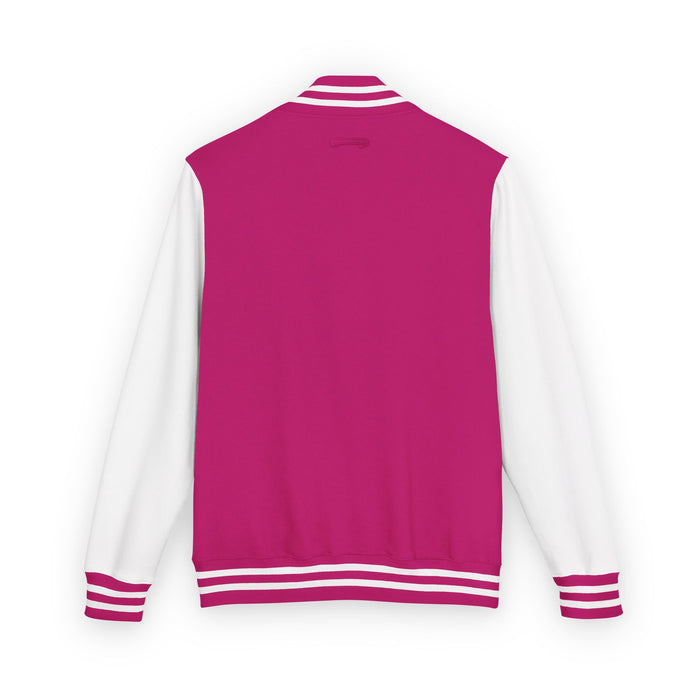 TrynxWear Red & White Varsity Jacket with Winged Logo Letterman Jacket