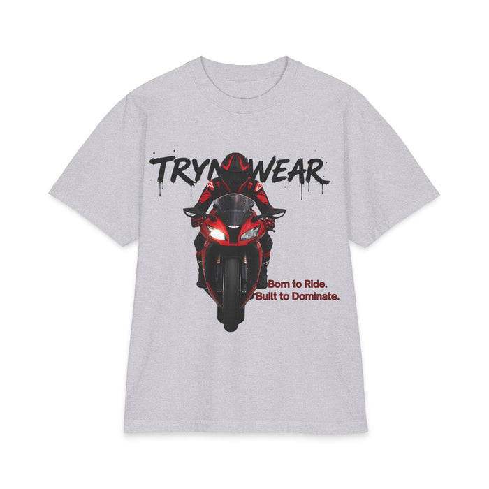 TrynxWear Motorcycle T‑Shirt Red Sportbike Graphic Tee