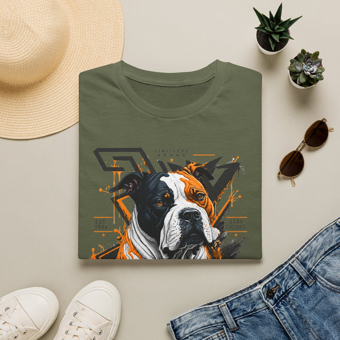 TrynxWear Boxer Dog Graphic T-Shirt Bold Urban Pet Portrait Tee