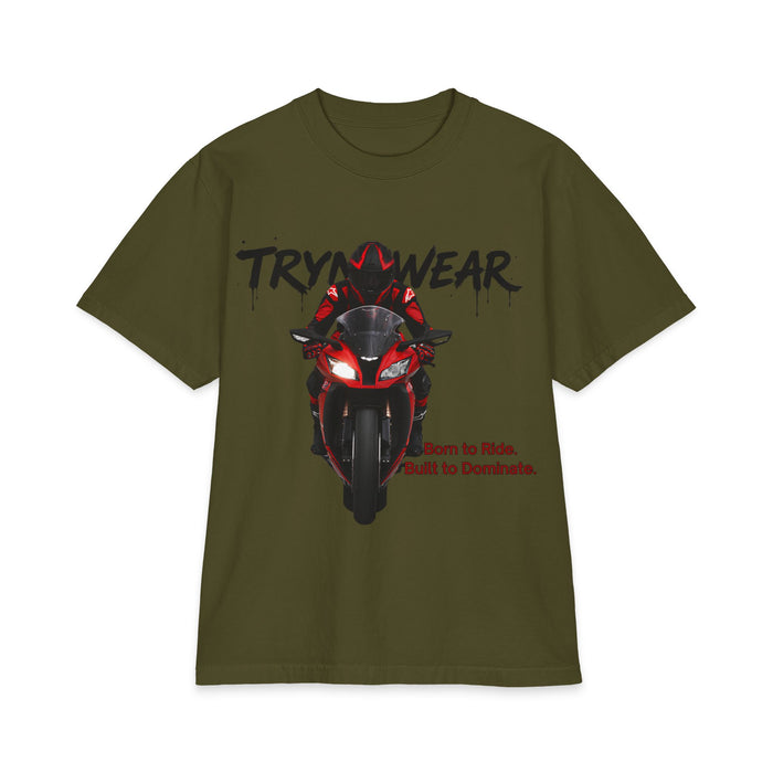 TrynxWear Motorcycle T‑Shirt Red Sportbike Graphic Tee
