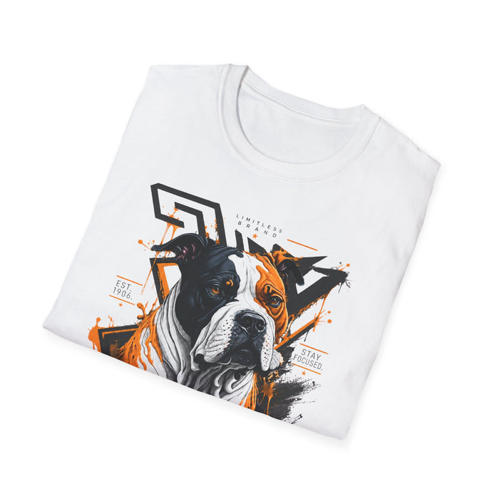 TrynxWear Boxer Dog Graphic T-Shirt Bold Urban Pet Portrait Tee