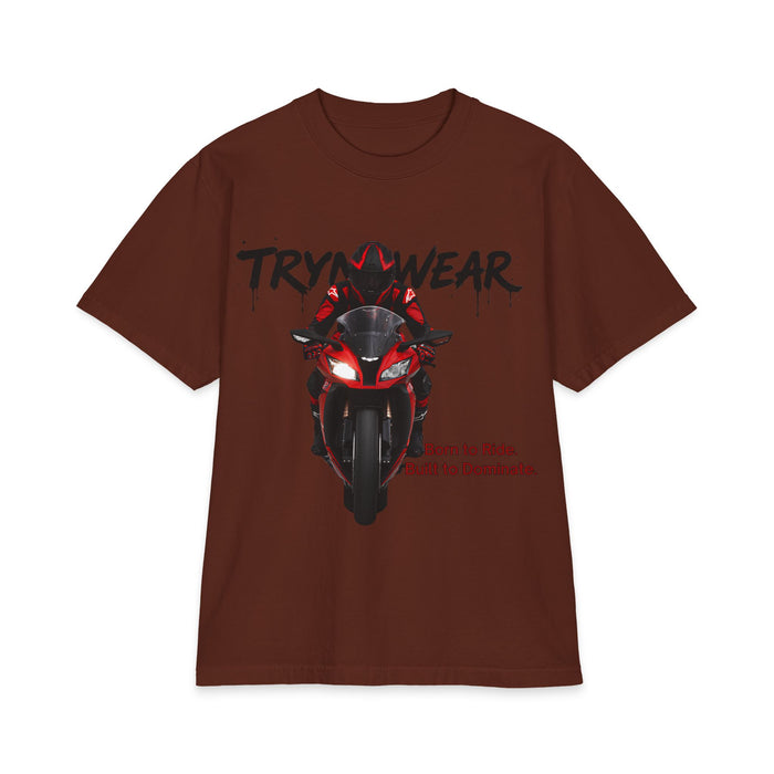 TrynxWear Motorcycle T‑Shirt Red Sportbike Graphic Tee