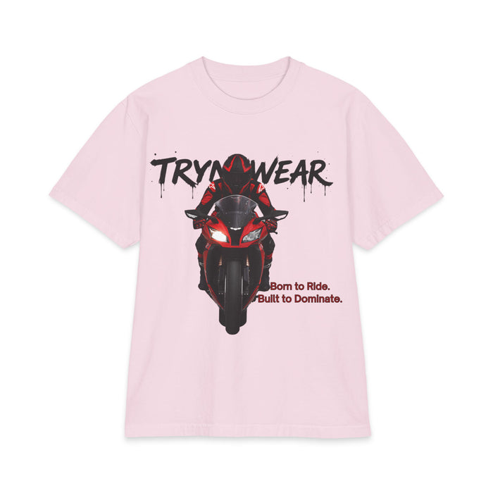 TrynxWear Motorcycle T‑Shirt Red Sportbike Graphic Tee
