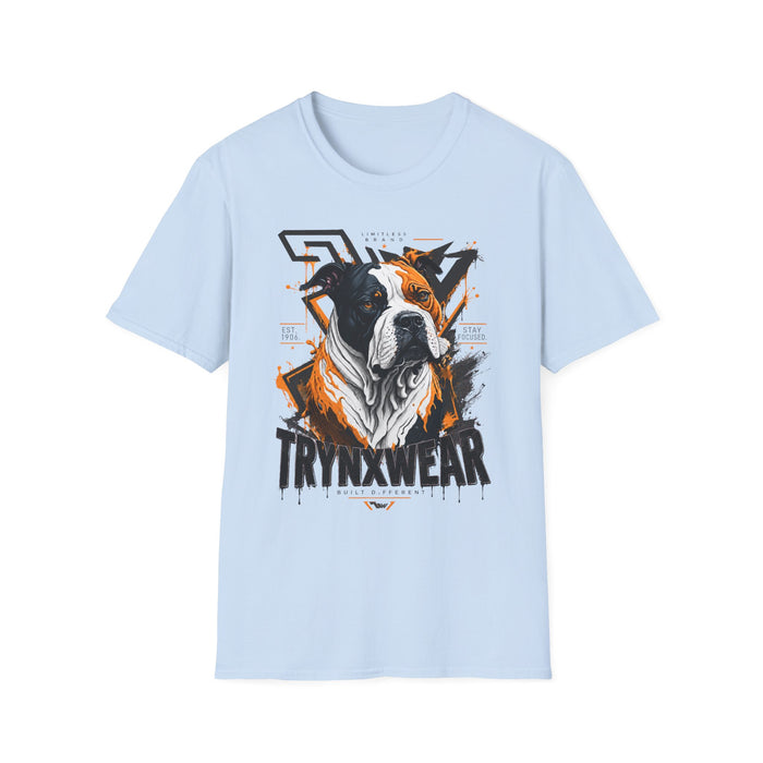 TrynxWear Boxer Dog Graphic T-Shirt Bold Urban Pet Portrait Tee