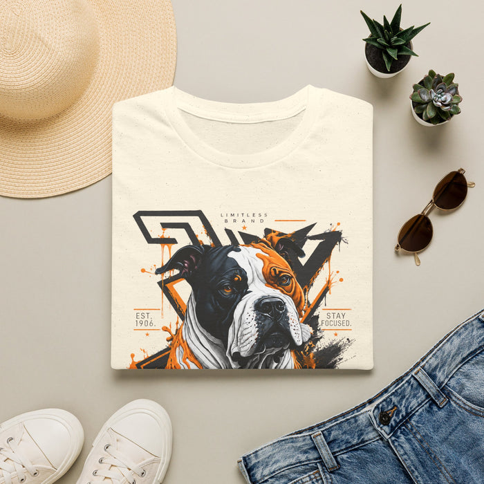 TrynxWear Boxer Dog Graphic T-Shirt Bold Urban Pet Portrait Tee