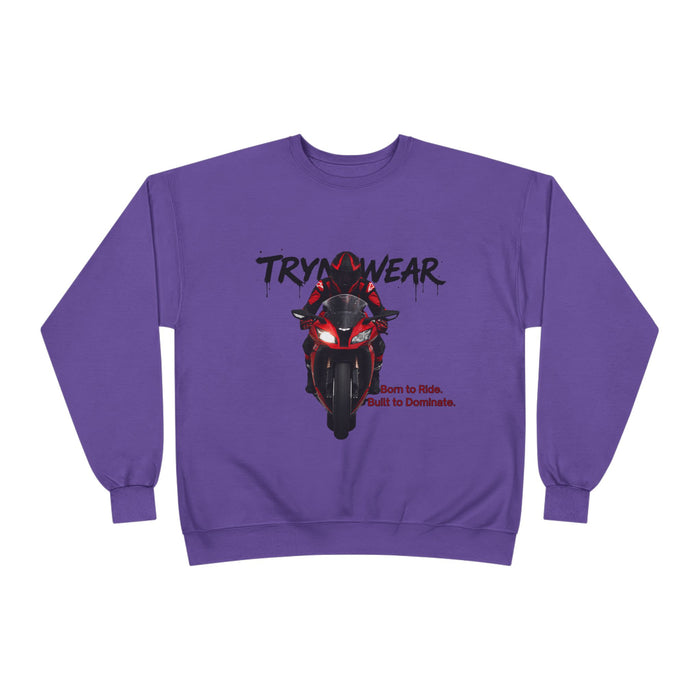 TrynxWear Motorcycle Rider Crewneck Sweatshirt
