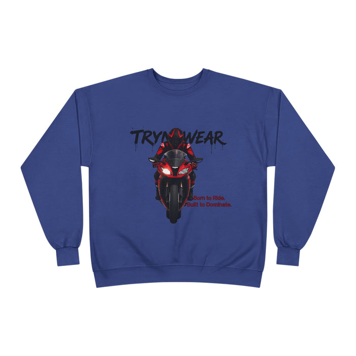 TrynxWear Motorcycle Rider Crewneck Sweatshirt