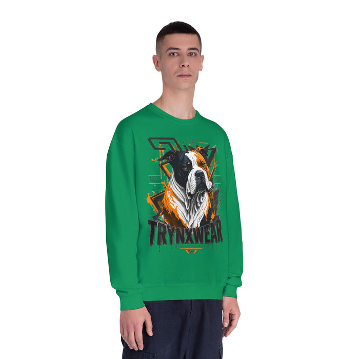 TrynxWear Bulldog Graphic Sweatshirt Urban Pet Lover Crewneck