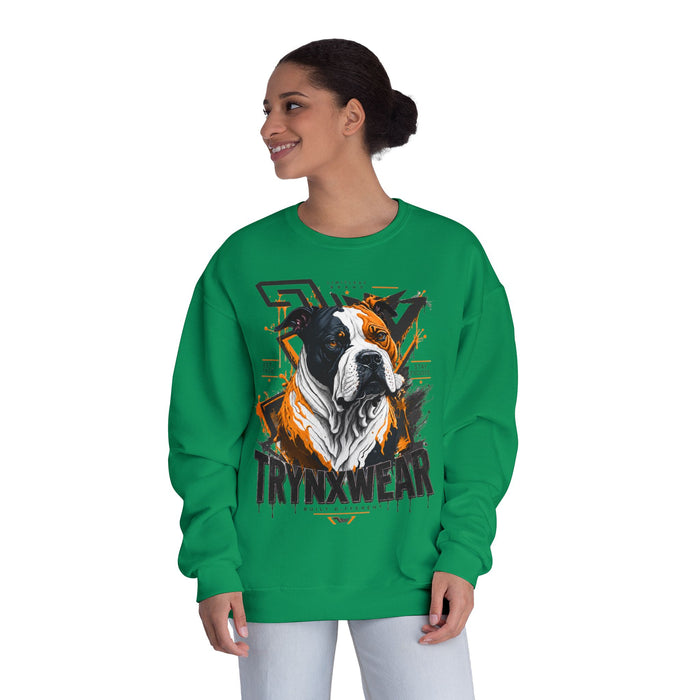 TrynxWear Bulldog Graphic Sweatshirt Urban Pet Lover Crewneck