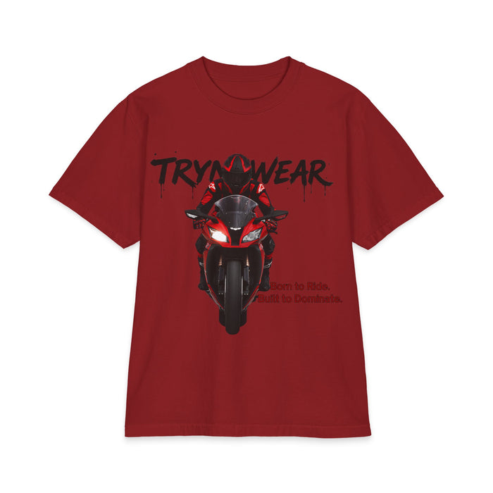 TrynxWear Motorcycle T‑Shirt Red Sportbike Graphic Tee