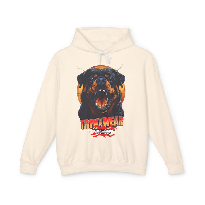 TrynxWear Rottweiler Graphic Hoodie Vintage Dog Head Sweatshirt