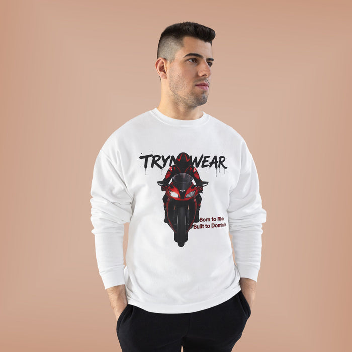 TrynxWear Motorcycle Rider Crewneck Sweatshirt