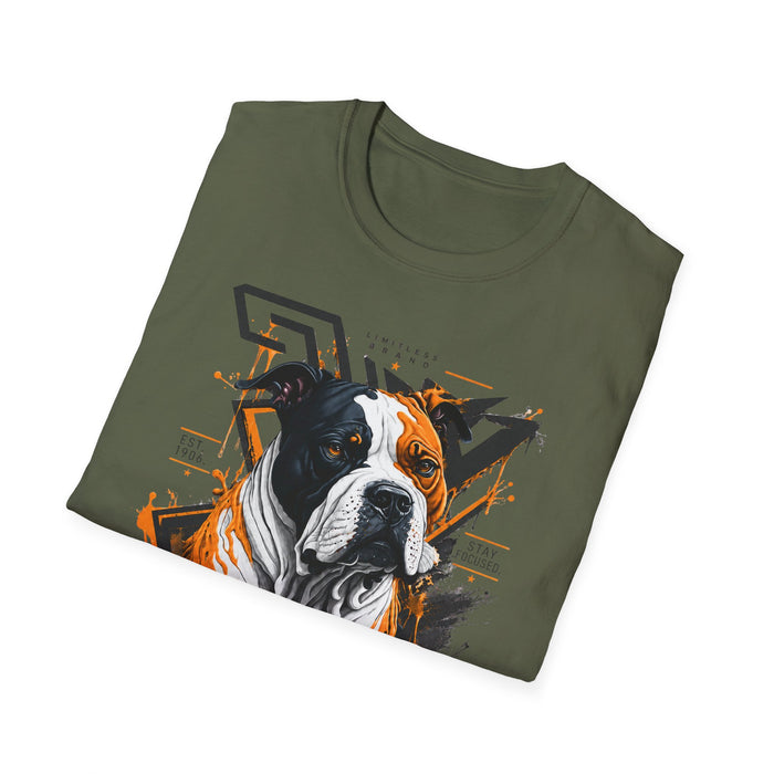 TrynxWear Boxer Dog Graphic T-Shirt Bold Urban Pet Portrait Tee