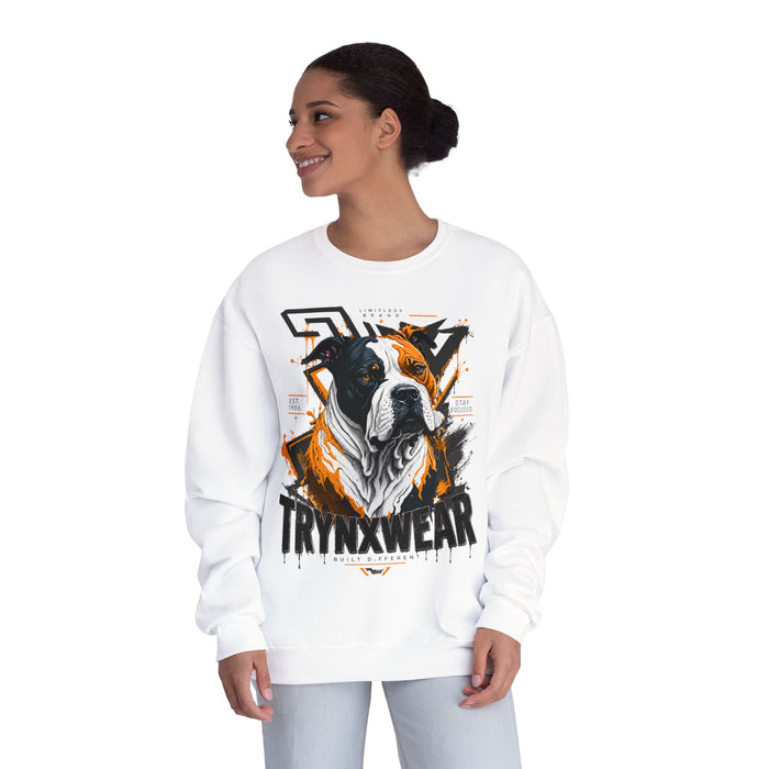 TrynxWear Bulldog Graphic Sweatshirt Urban Pet Lover Crewneck