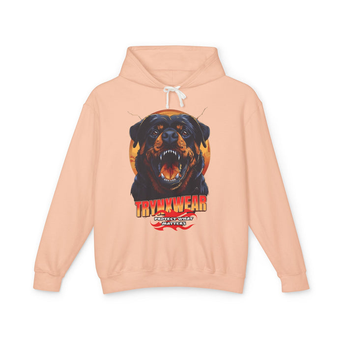 TrynxWear Rottweiler Graphic Hoodie Vintage Dog Head Sweatshirt
