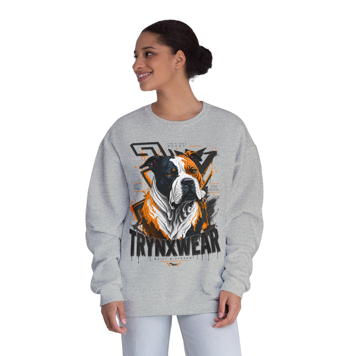 TrynxWear Bulldog Graphic Sweatshirt Urban Pet Lover Crewneck