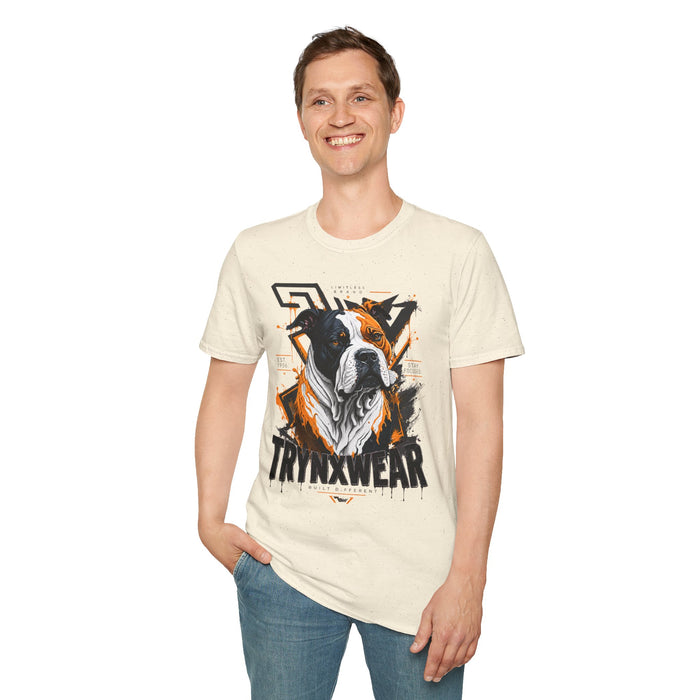 TrynxWear Boxer Dog Graphic T-Shirt Bold Urban Pet Portrait Tee