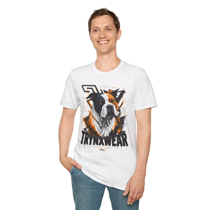 TrynxWear Boxer Dog Graphic T-Shirt Bold Urban Pet Portrait Tee