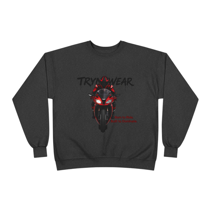 TrynxWear Motorcycle Rider Crewneck Sweatshirt