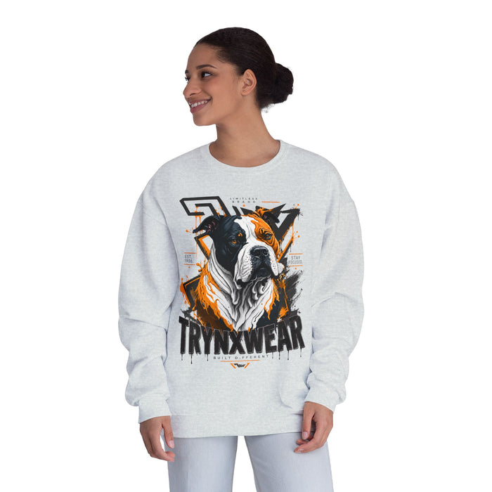 TrynxWear Bulldog Graphic Sweatshirt Urban Pet Lover Crewneck