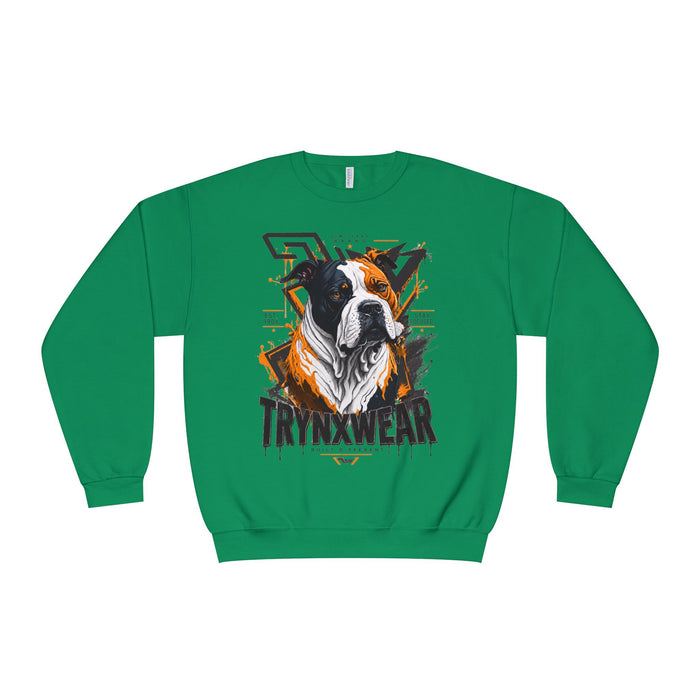 TrynxWear Bulldog Graphic Sweatshirt Urban Pet Lover Crewneck