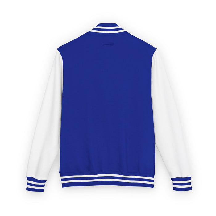 TrynxWear Red & White Varsity Jacket with Winged Logo Letterman Jacket