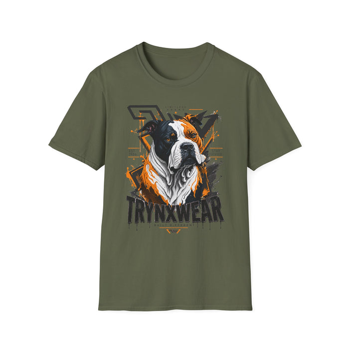 TrynxWear Boxer Dog Graphic T-Shirt Bold Urban Pet Portrait Tee