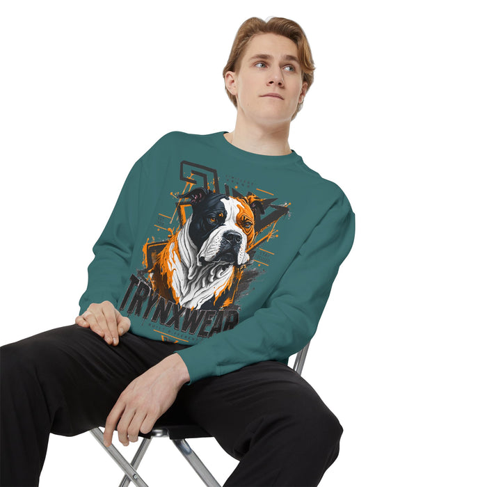 TRYNXWEAR Bulldog Graphic Sweatshirt Urban Pet-Lover Pullover