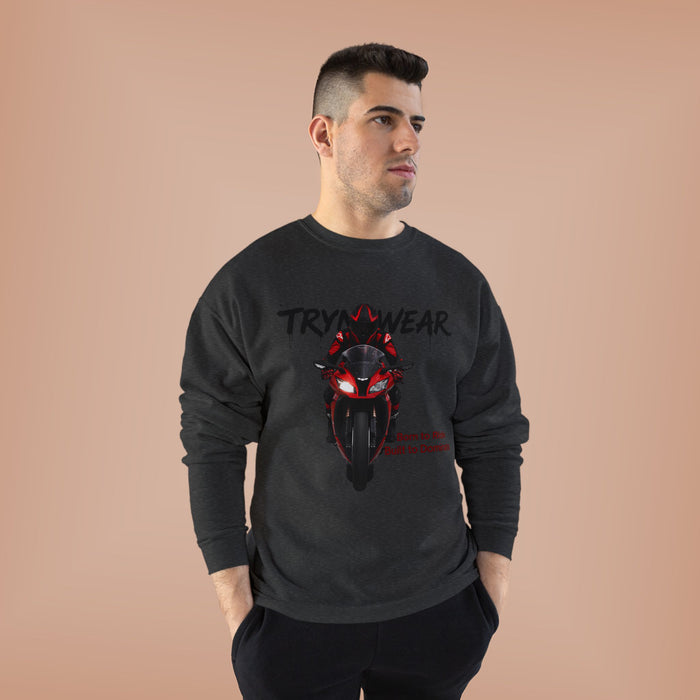 TrynxWear Motorcycle Rider Crewneck Sweatshirt