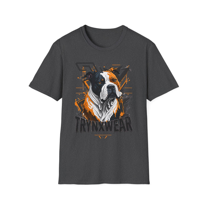 TrynxWear Boxer Dog Graphic T-Shirt Bold Urban Pet Portrait Tee