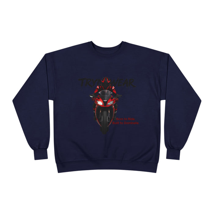 TrynxWear Motorcycle Rider Crewneck Sweatshirt