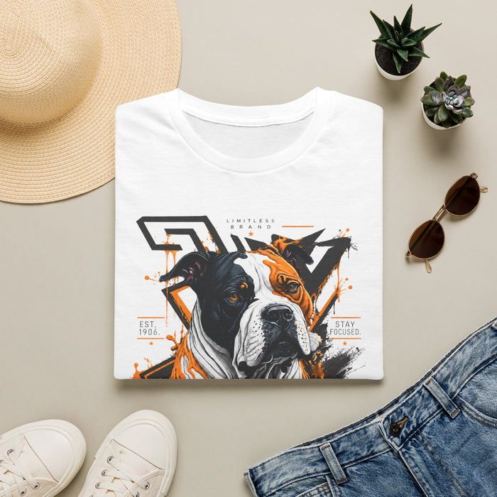 TrynxWear Boxer Dog Graphic T-Shirt Bold Urban Pet Portrait Tee