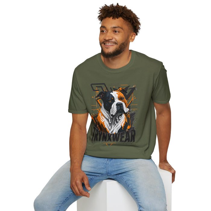 TrynxWear Boxer Dog Graphic T-Shirt Bold Urban Pet Portrait Tee