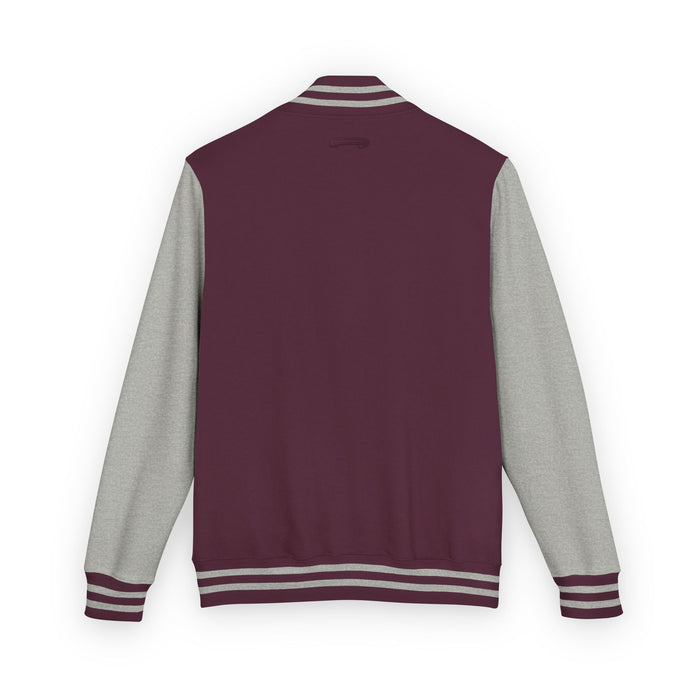 TrynxWear Red & White Varsity Jacket with Winged Logo Letterman Jacket