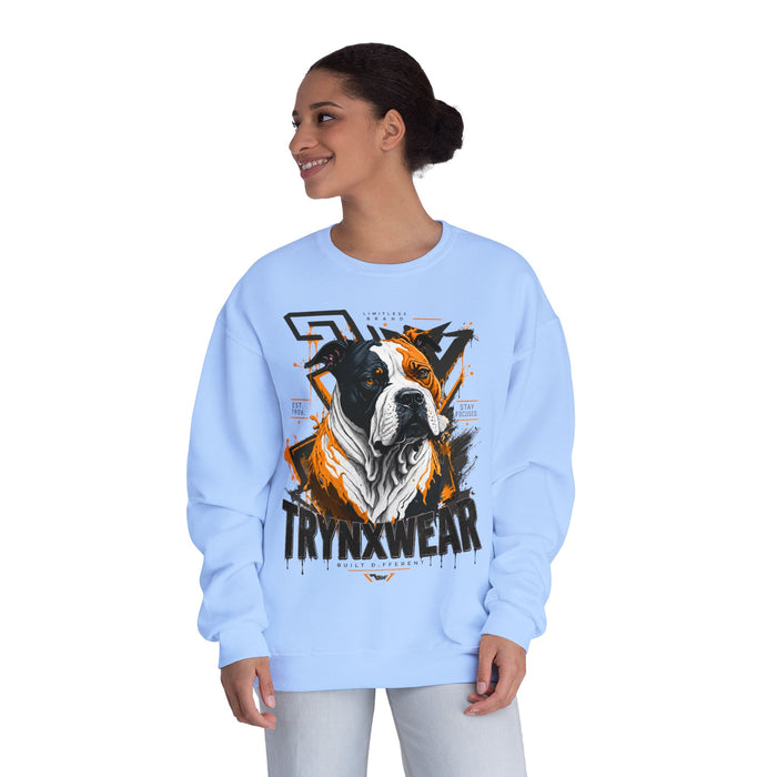 TrynxWear Bulldog Graphic Sweatshirt Urban Pet Lover Crewneck