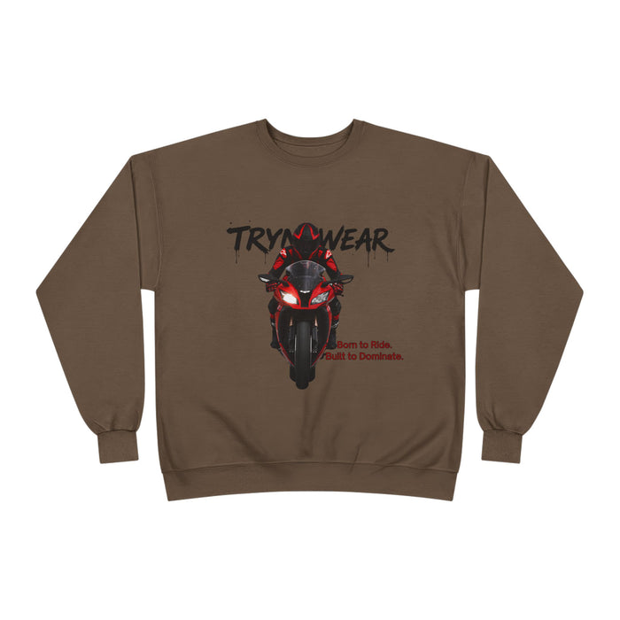 TrynxWear Motorcycle Rider Crewneck Sweatshirt