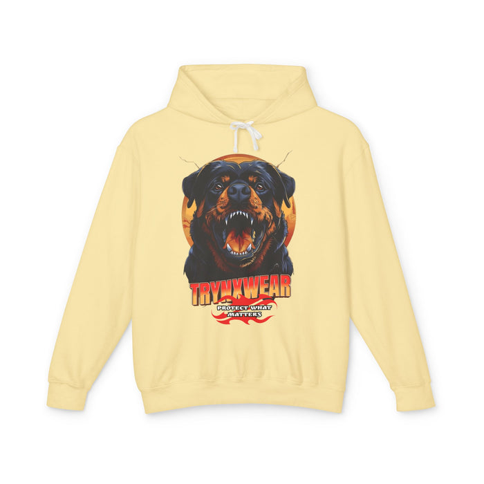TrynxWear Rottweiler Graphic Hoodie Vintage Dog Head Sweatshirt