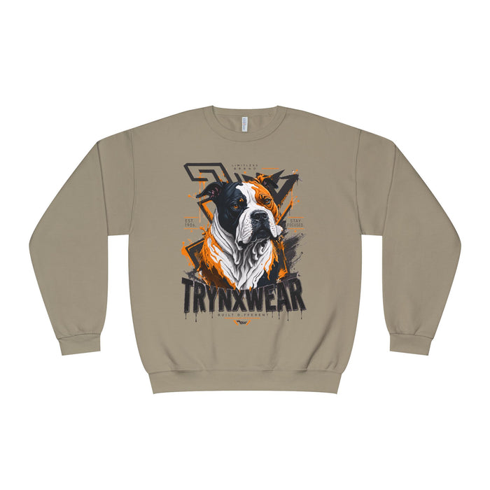 TrynxWear Bulldog Graphic Sweatshirt Urban Pet Lover Crewneck