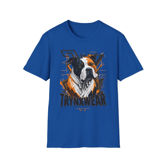 TrynxWear Boxer Dog Graphic T-Shirt Bold Urban Pet Portrait Tee