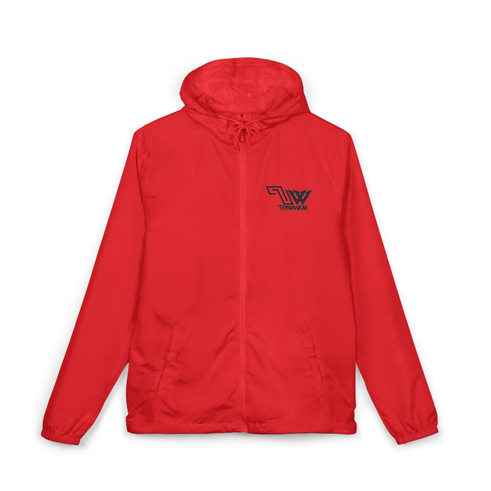 TrynxWear Windbreaker Jacket Vintage Cowboy Noir Graphic Full-Zip Hooded