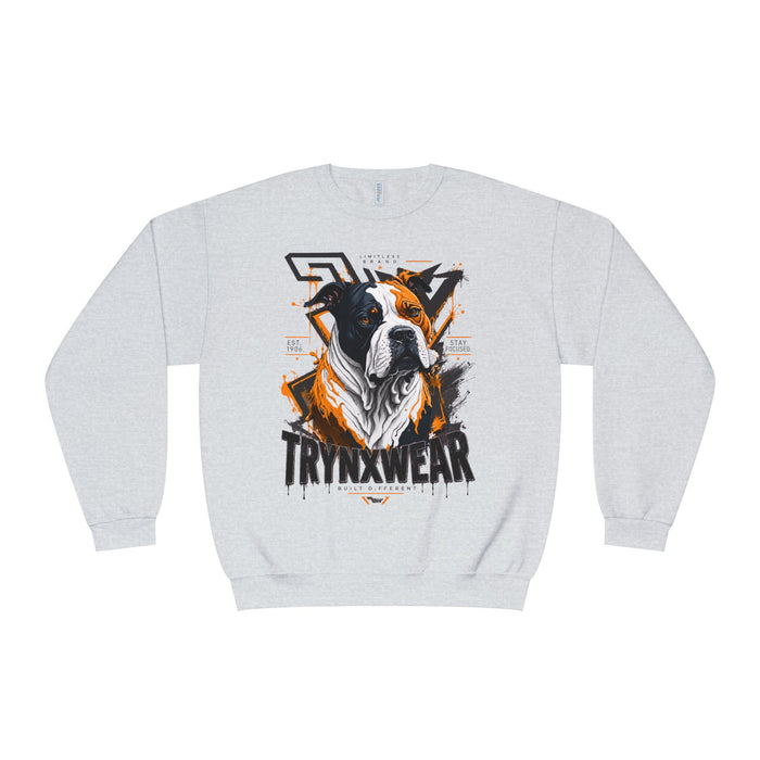 TrynxWear Bulldog Graphic Sweatshirt Urban Pet Lover Crewneck