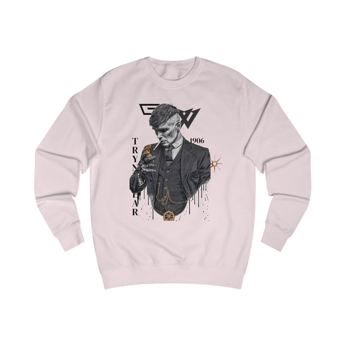 TrynxWear Peaky Blinders Inspired Gentleman Sweatshirt Vintage Mobster Portrait