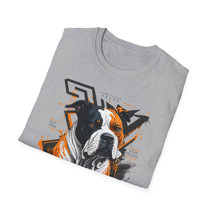 TrynxWear Boxer Dog Graphic T-Shirt Bold Urban Pet Portrait Tee