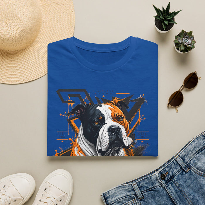 TrynxWear Boxer Dog Graphic T-Shirt Bold Urban Pet Portrait Tee