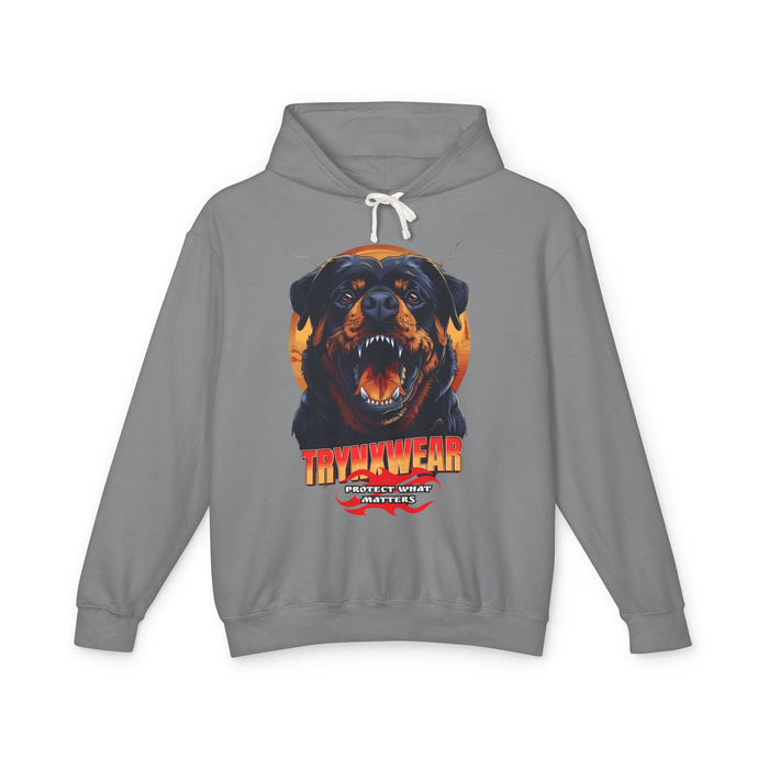 TrynxWear Rottweiler Graphic Hoodie Vintage Dog Head Sweatshirt