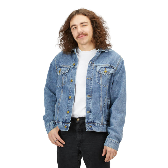 TrynxWear Denim Jacket Identity Graphic Back Patch